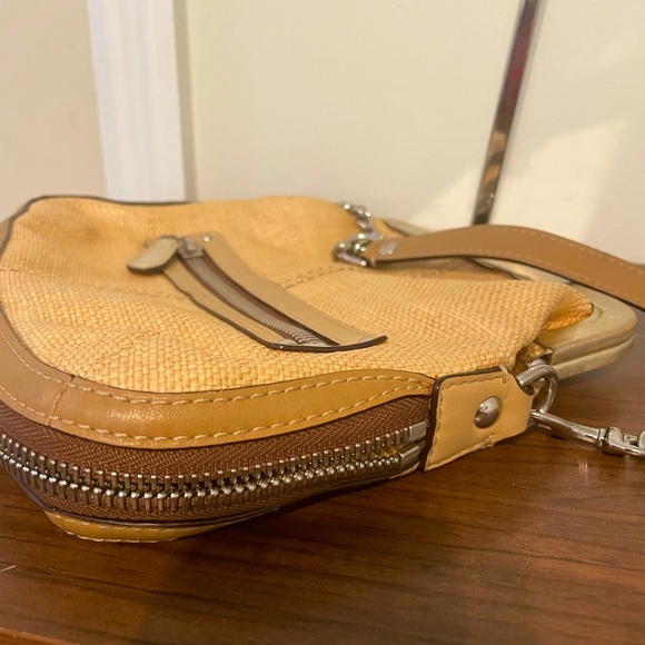 Coach Bonnie M0873-13396 Straw Demi Clutch Crossbody Bag Limited Edition - Picture 6 of 11